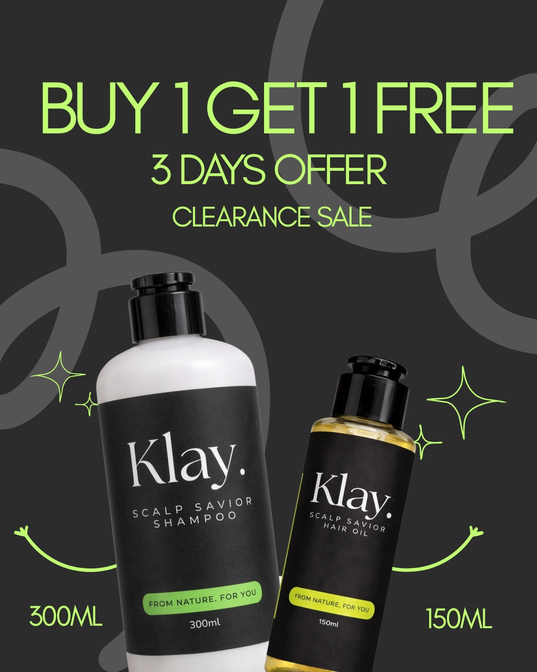 BUY shampoo GET oil FREE