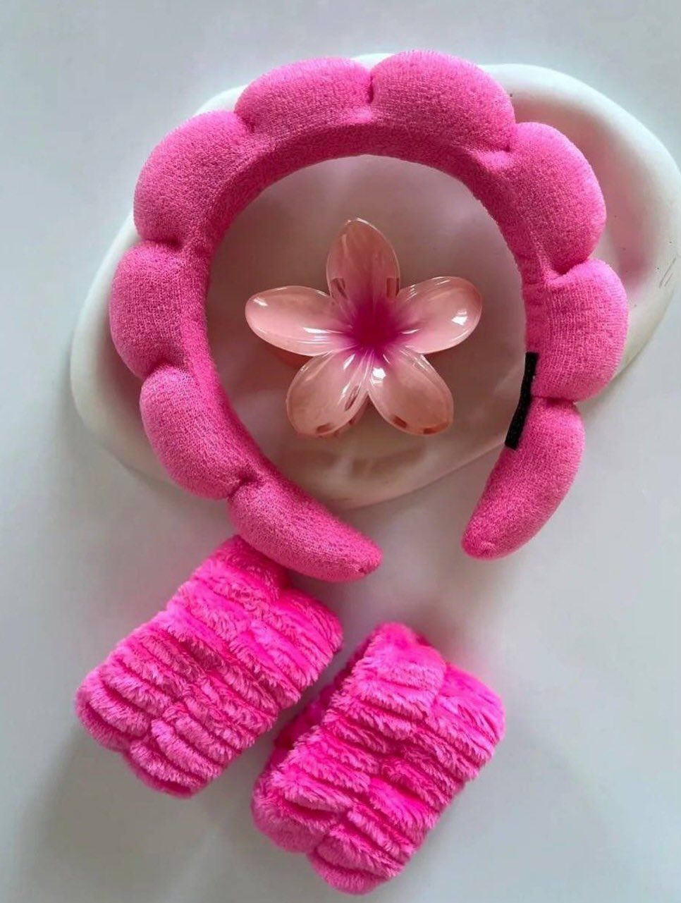 Skincare Headband set- FREE oil & shampoo samples
